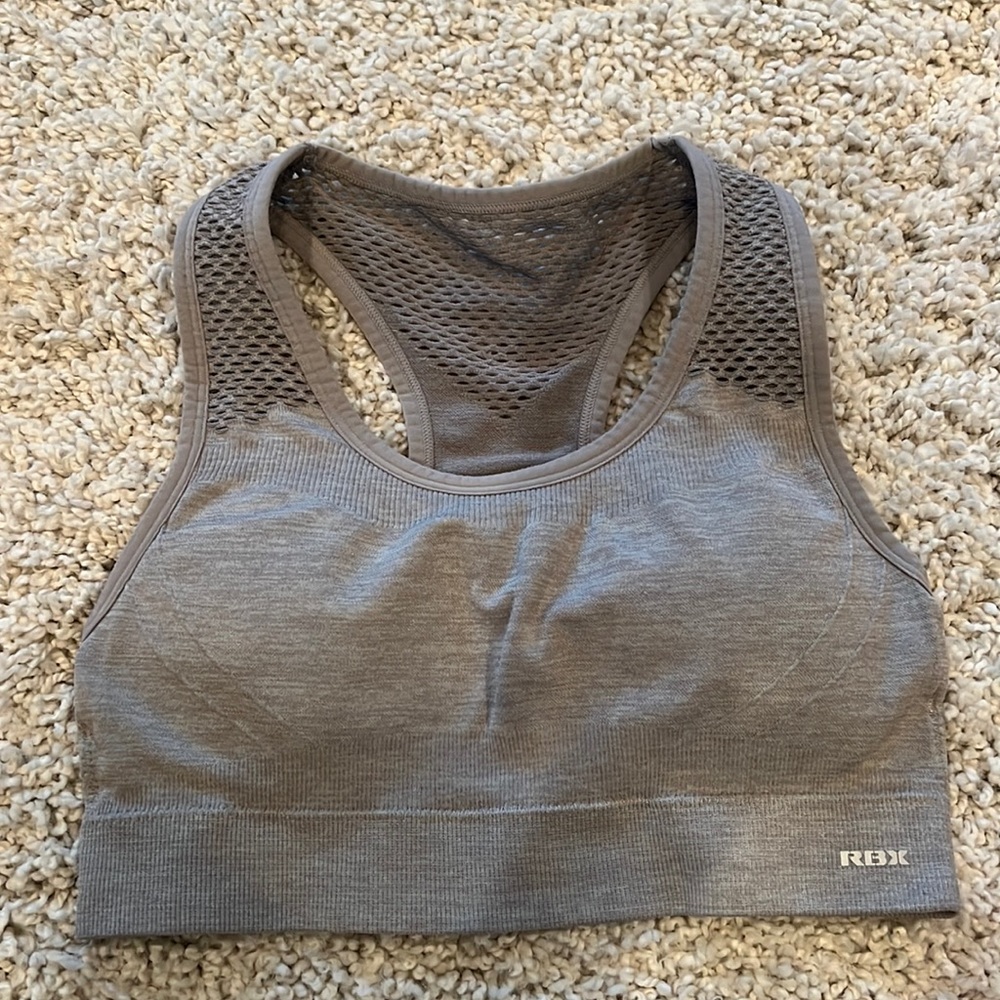 RBX sports bra. Size small. Grey